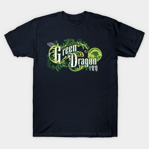 The Green Dragon T-Shirt by loudestkitten